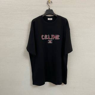 레플리카 셀린느 반팔 티셔츠,2024 SS 신상 셀린느 레플 남여공용 프리미엄급 반팔(매장판)